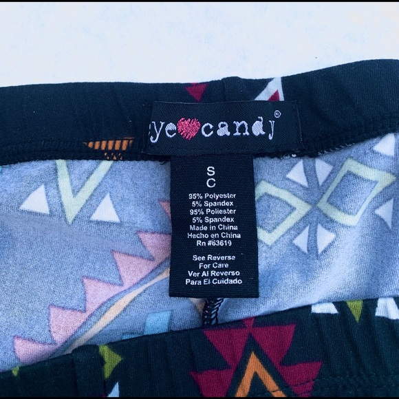 Patterned Women's Leggings - Picture 6 of 6